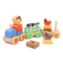 Load image into Gallery viewer, Scarecrow Stacking Train - Jumini
