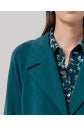 Load image into Gallery viewer, Long Line Teal Coat - Surkana
