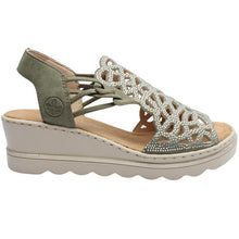 Load image into Gallery viewer, Green sandal - Rieker