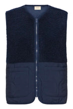 Load image into Gallery viewer, Navy Gilet - Fransa