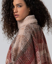 Load image into Gallery viewer, Plaid Poncho with Zipper - Surkana