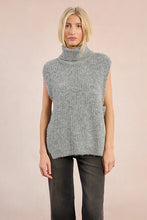 Load image into Gallery viewer, Knitted Sleeveless Sweater Grey - Molly Bracken