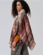 Load image into Gallery viewer, Plaid Poncho with Zipper - Surkana
