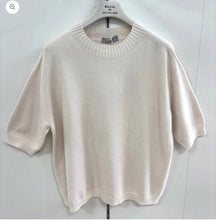 Load image into Gallery viewer, Short Sleeve Round Neck Knit - Deck