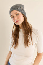 Load image into Gallery viewer, Ladies Knitted Hat Dark Grey - Molly Bracken
