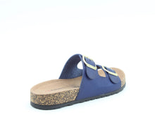Load image into Gallery viewer, Harmony2 Double Buckle Slider - Navy - Heavenly Feet