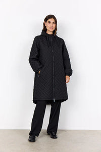 Black Quilted Jacket - Soya Concept