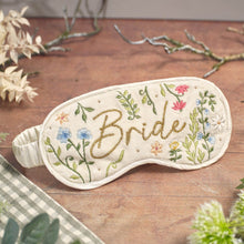 Load image into Gallery viewer, Bride Embroidered Eye mask