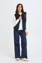 Load image into Gallery viewer, Navy Gilet - Fransa