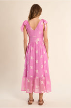Load image into Gallery viewer, Pink Woven Dress with Embroidery Details - Molly Bracken