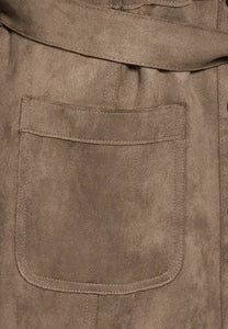144195 - Button Through Velour Dress - Street One