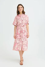 Load image into Gallery viewer, Pink Floral Pattern Dress- Fransa