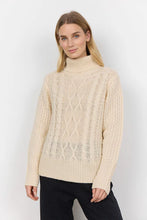 Load image into Gallery viewer, 33574 - Soft Knit Roll Neck Jumper- Cream - Soya Concept