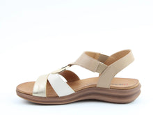 Load image into Gallery viewer, Trace Sandals - Beige/Gold - Heavenly Feet
