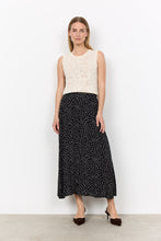 Load image into Gallery viewer, Black Polka Dot Skirt - Soya Concept