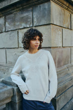 Load image into Gallery viewer, Jumper with Lace Detail on Neck - Fransa