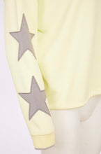 Load image into Gallery viewer, Hooded Top With Contrast Cuff And Front Neckline- Lemon
 - Naya