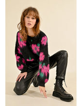 Load image into Gallery viewer, 1593 - Floral Brushed Knit Jumper - Molly Bracken