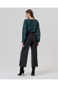 Load image into Gallery viewer, Charcoal Grey Wide Leg Trousers - Surkana