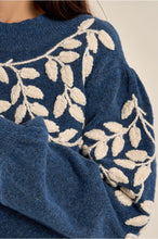 Load image into Gallery viewer, Denim Blue Knitted Sweater - Molly Bracken