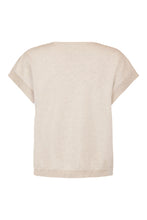 Load image into Gallery viewer, Beige Short Sleeve Knit- Sunday