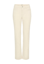 Load image into Gallery viewer, Cream Straight Leg Jean - Fransa