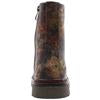 Load image into Gallery viewer, Justina Bronze Print Laced/Zip Ankle Boot- Heavenly Feet