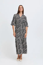 Load image into Gallery viewer, Nature Print V neck Dress  - b.young