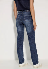 Load image into Gallery viewer, 378077 - Toronto Straight Denim Blue Wash Jeans - Cecil