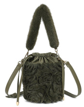 Load image into Gallery viewer, Fur Mix Bucket Bag