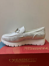 Load image into Gallery viewer, Foxy Shimmer Loafers - Silver - Heavenly Feet