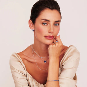 Dakota Sapphire Tennis Bracelet- Knight & Day Jewellery