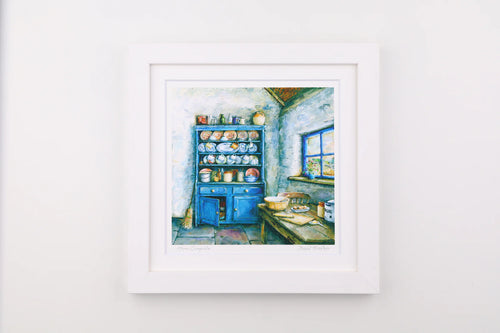 Home Comfort Small White Frame Art