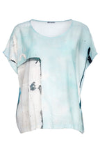 Load image into Gallery viewer, Mint Square Shape faded print top - Naya