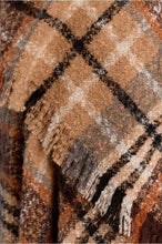 Load image into Gallery viewer, Ladies Woven Poncho Camel - Molly Bracken