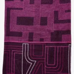 572536 - Pink Print Loop Scarf - Cecil