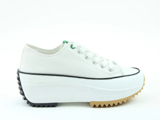 Strata Canvas Trainer - White - Heavenly Feet