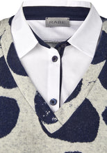 Load image into Gallery viewer, Spot Print Jumper with Shirt Underlay - Rabe