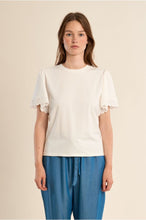 Load image into Gallery viewer, Offwhite Knitted T-shirt  - Molly Bracken