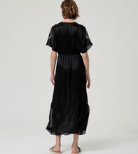 Load image into Gallery viewer, Black Dress with Detailed Sleeves - Surkana
