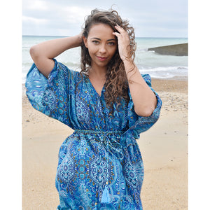 DRV724- Alanna Batwing Dress - Powell Craft