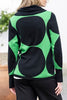 Green Print Sweater - Marble