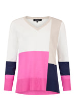Load image into Gallery viewer, Pink/Navy/OffWhite Pullover - SUNDAY