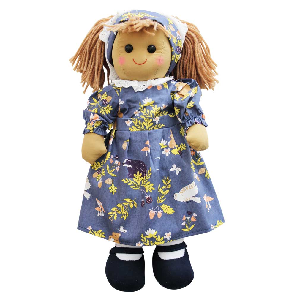 Rag Doll with Exchanted Forest Dress