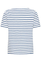 Load image into Gallery viewer, Blue&amp;White Stripe T-shirt with Cherry - b.young