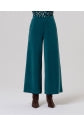 Load image into Gallery viewer, Teal Green Wide Leg Trousers - Surkana
