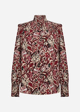 Load image into Gallery viewer, Red Combination Print Blouse - Soya Concept