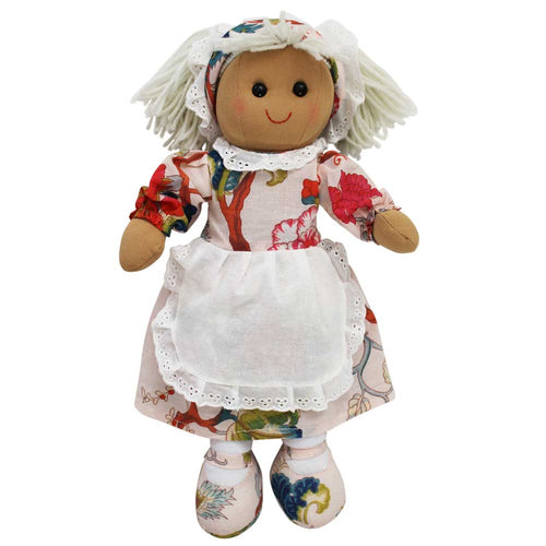 Rag Doll with Exotic Flower Pink Dress