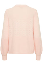 Load image into Gallery viewer, 4175- Knitted Jumper- Beige- Pink