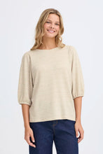 Load image into Gallery viewer, Oxford Tan Check Top- Fransa